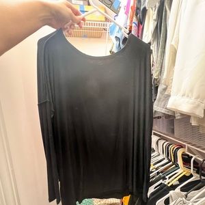 Black PIKO long sleeve shirt